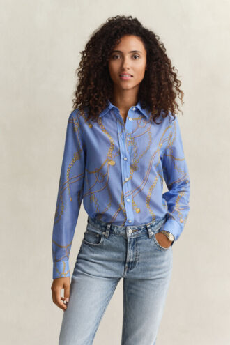 Chemise en coton et soie