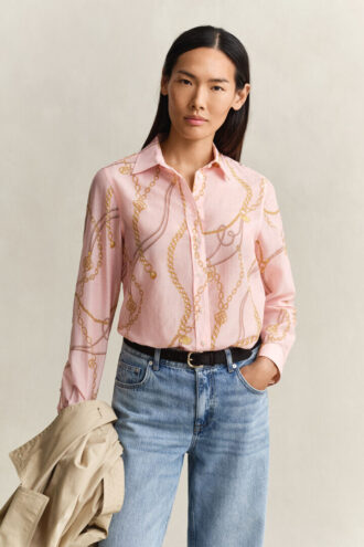 Chemise en coton et soie
