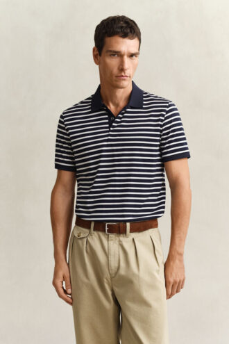 Chemise en coton Pima rayée