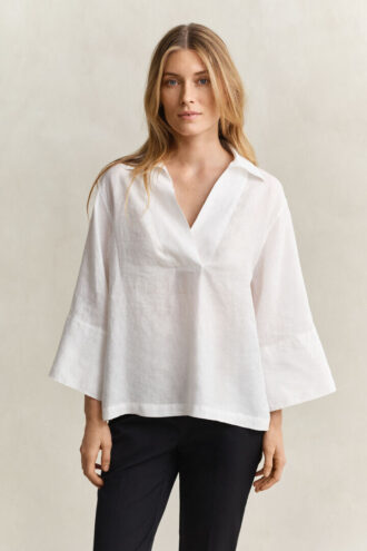 Chemise en lin à enfiler