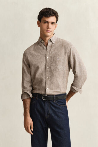 Chemise en mélange de lin