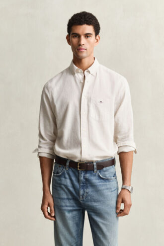 Chemise en mélange de lin