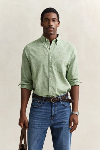 Chemise en mélange de lin