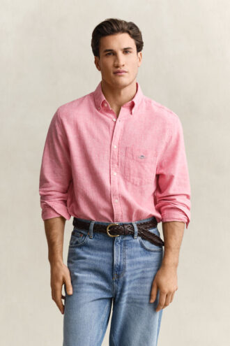 Chemise en mélange de lin