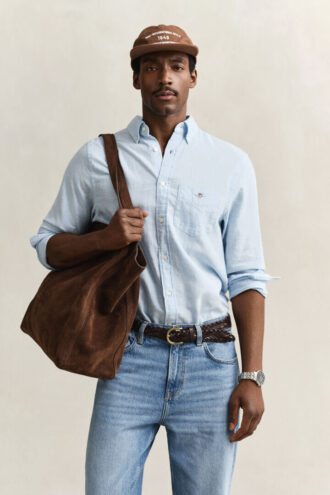Chemise en mélange de lin