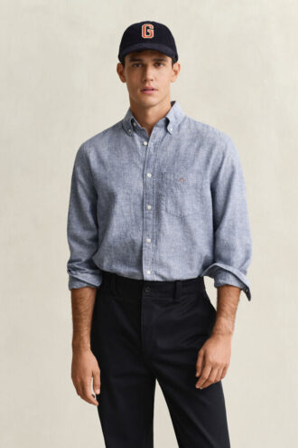 Chemise en mélange de lin