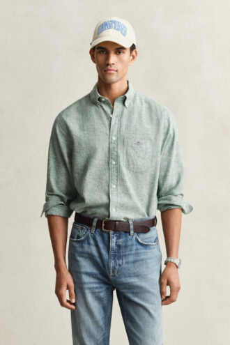 Chemise en mélange de lin