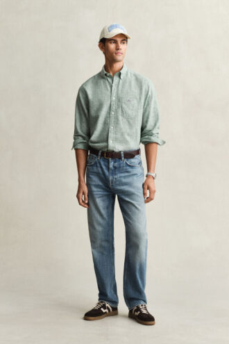 Chemise en mélange de lin