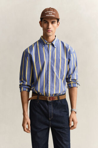 Chemise en popeline rayée Heritage