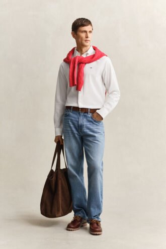 Chemise en seersucker à coupe classique
