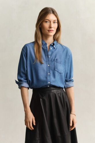 Chemise indigo