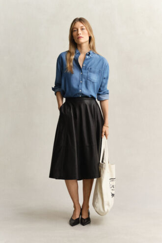 Chemise indigo