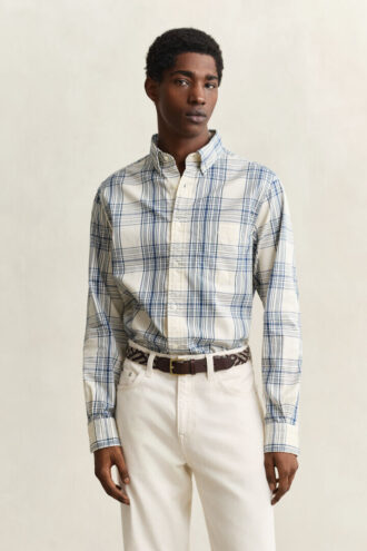 Chemise Oxford à carreaux Dreamy, coupe classique