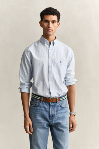 Chemise Oxford classique à rayures