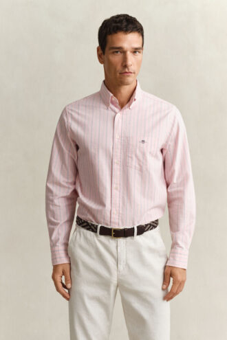 Chemise Oxford classique à rayures