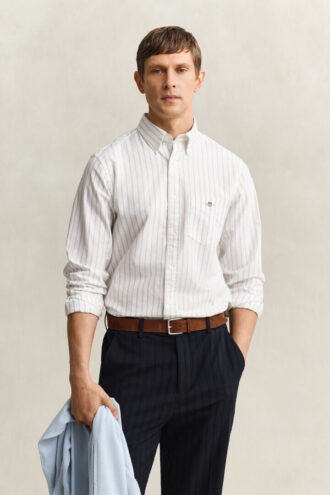 Chemise Oxford classique à rayures