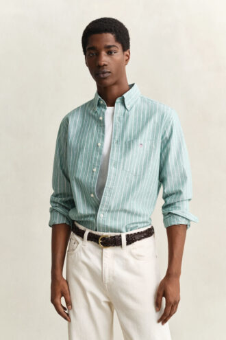 Chemise Oxford classique à rayures