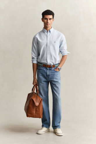 Chemise Oxford classique à rayures