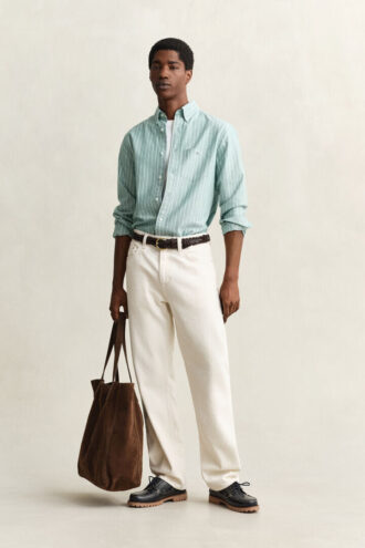 Chemise Oxford classique à rayures