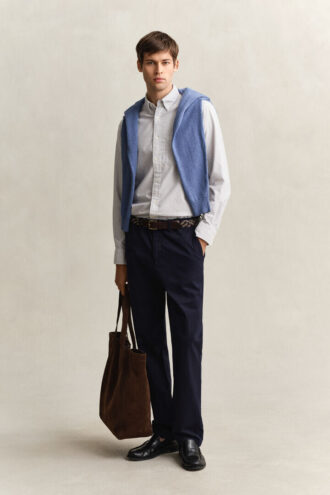 Chemise Oxford classique à rayures Banker