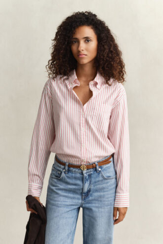 Chemise Oxford de luxe à rayures