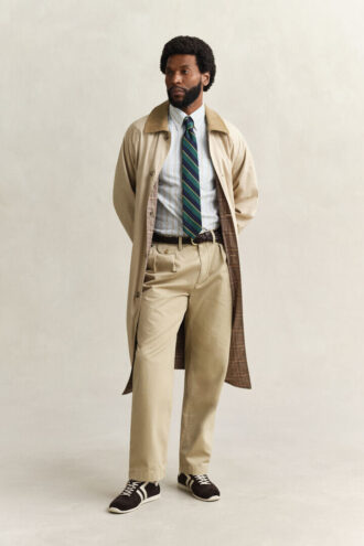 Chemise Oxford rayée d&rsquo;inspiration vintage