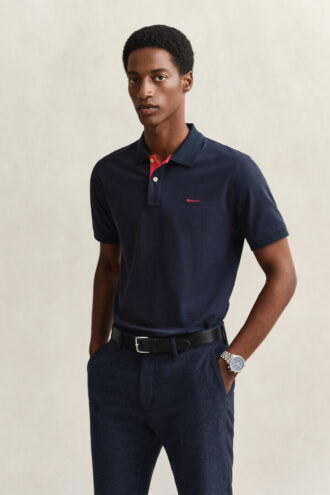 Chemise Piqua contrastée