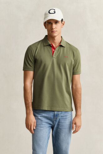 Chemise Piqua contrastée