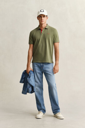 Chemise Piqua contrastée