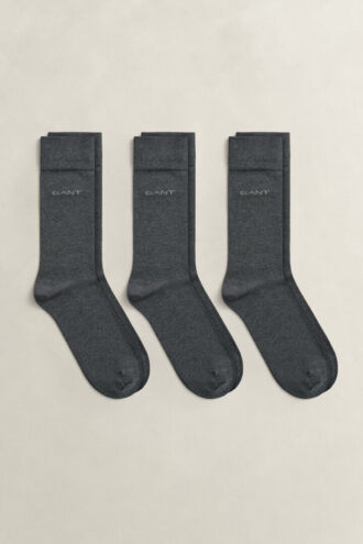 Lot de 3 paires de chaussettes en coton mercerisé