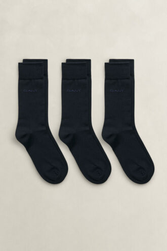 Lot de 3 paires de chaussettes en coton mercerisé